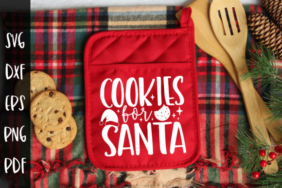 Cookies for Santa SVG Christmas Graphics for Crafts