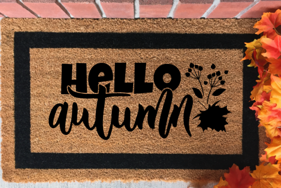 Hello Autumn SVG Design for Crafts