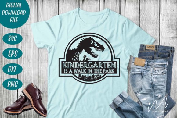 Kindergarten is a Walk in the Park SVG for Crafts and Graphics