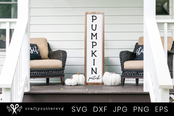 Pumpkin Patch Quote Porch Sign - A Versatile Graphics Asset for Crafts