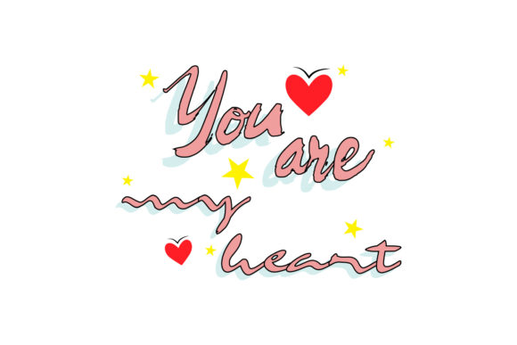 Valentine Love Quote Graphics for Crafts and Local Branding