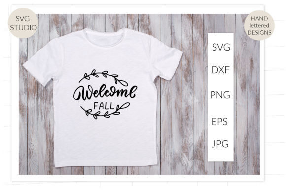 Welcome Fall Svg for Crafts and Graphics