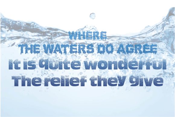 Where the Waters Do Agree Quote Water for Crafts and Graphics